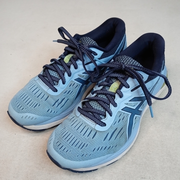 ASICS GEL CUMULUS 20 AZURE BLUE PRINT 1012A008-401 - Picture 1 of 11